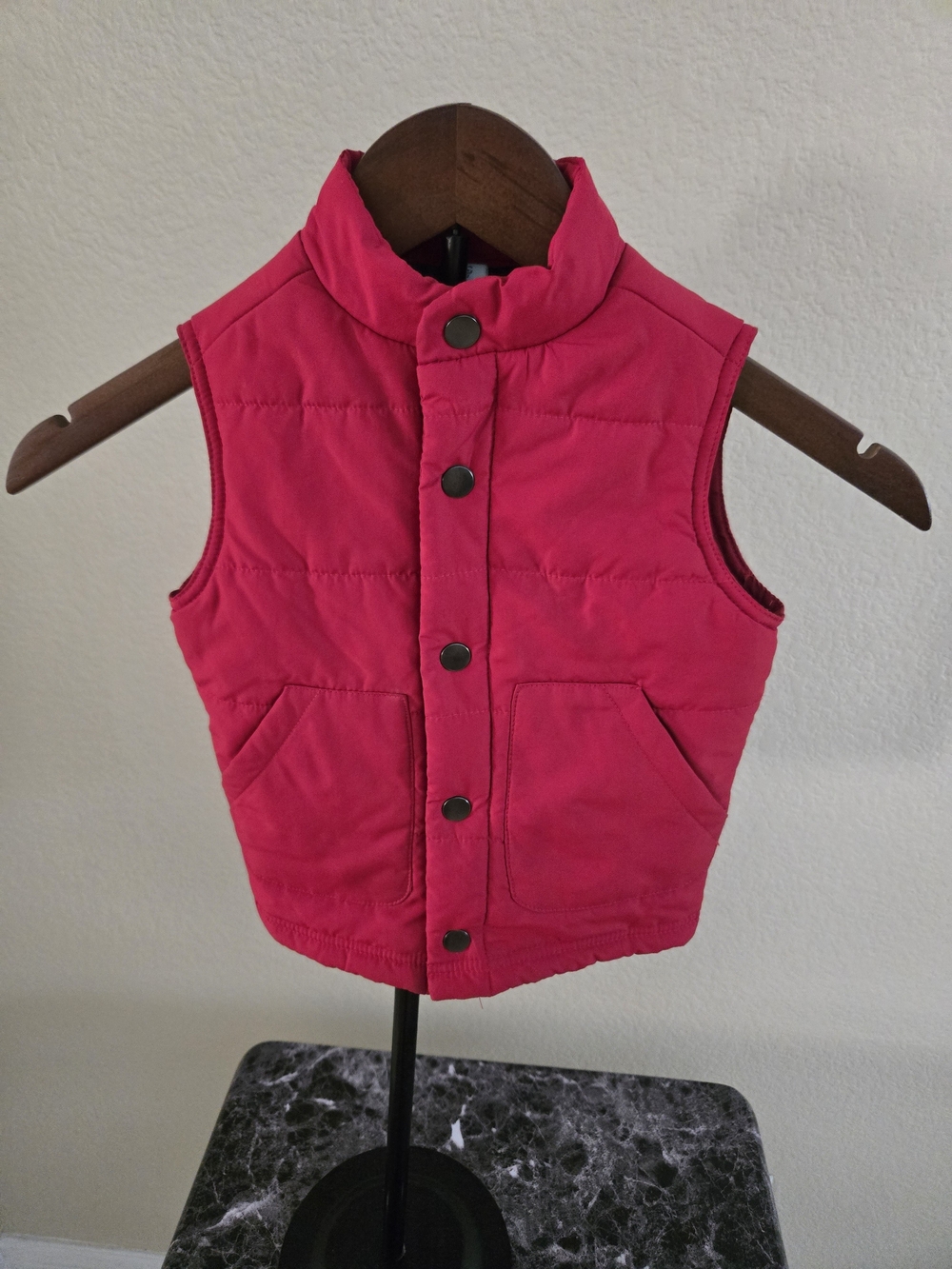Class Club Red Quilted Puffer Vest for Kids
